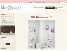Tablet Screenshot of ideecreation.com